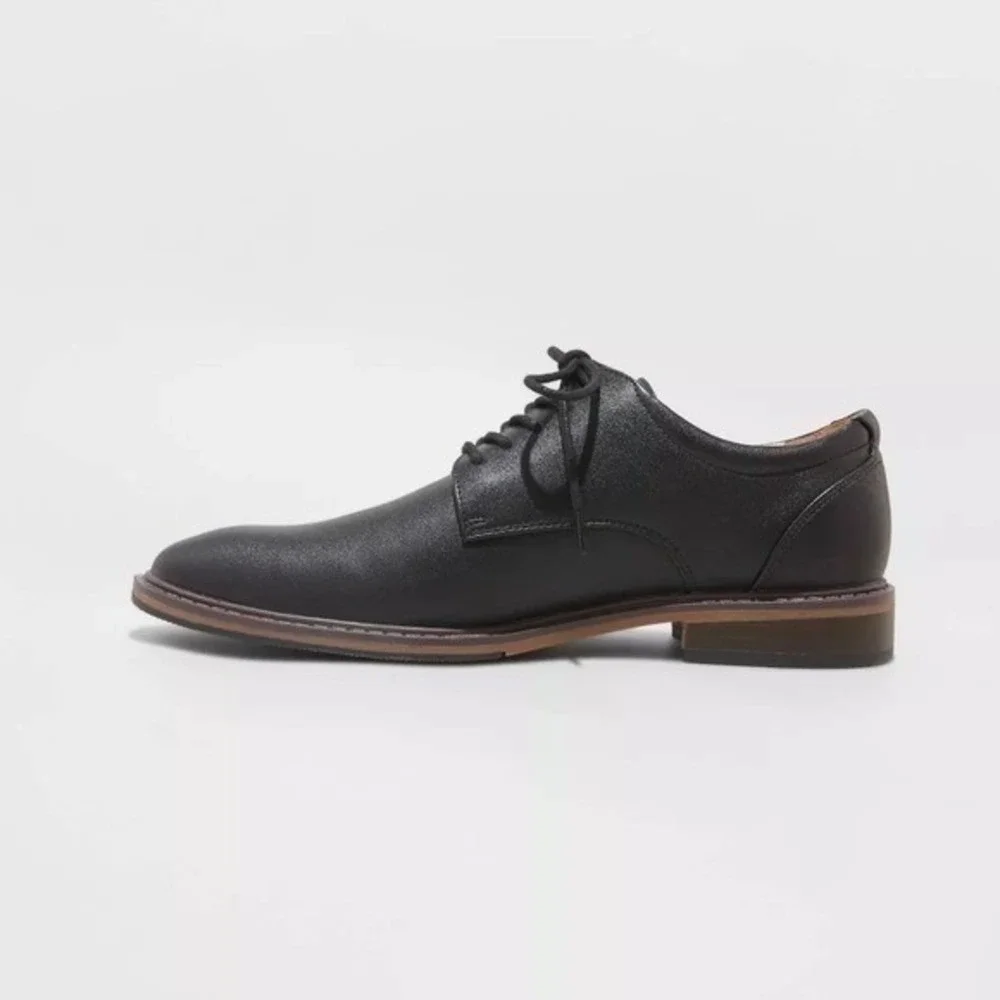 Men's Leo Dress Shoes by Goodfellow & Co Black Size 9 New With Tags
